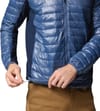 Columbia + Powder Pass Hybrid Hooded Jacket Dark Mountain, Collegiate Navy - 4