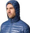 Columbia + Powder Pass Hybrid Hooded Jacket Dark Mountain, Collegiate Navy - 5