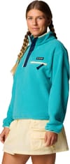 Columbia + Helvetia II Cropped Half Snap Fleece Teal - 3