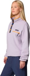 Columbia + Helvetia II Cropped Half Snap Fleece Lavender Pearl - 3