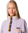 Columbia + Helvetia II Cropped Half Snap Fleece Lavender Pearl - 4