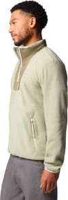 Columbia + Sequoia Grove Half Zip Fleece Safari Stone Green - 4