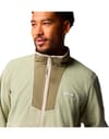 Columbia + Sequoia Grove Half Zip Fleece Safari Stone Green - 5