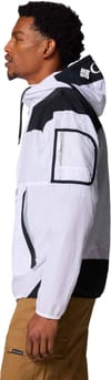 Columbia + Challenger Windbreaker Anorak White Black - 3