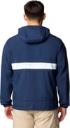 Columbia + Spire Valley Hooded Windbreaker Collegiate Navy White