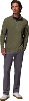 Columbia + Klamath Range II Half Zip Stone Green Shark - 5