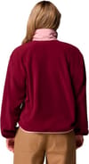 Columbia + Sequoia Grove 1/2 Zip Fleece Rich Wine Dark Stone Eraser Pink