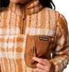 Columbia + West Bend 1/4 Zip II Camel Brown Herringplaid - 3