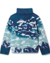 Columbia + Helvetia II Printed Half Snap Fleece Crushed Blue Sisters Everblue