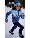 Columbia + Helvetia II Printed Half Snap Fleece Crushed Blue Sisters Everblue - 4