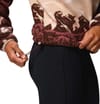 Columbia + Helvetia II Printed Cropped Half Snap Tobacco Sisters Dark Stone - 3