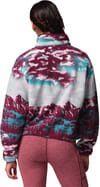 Columbia + Helvetia II Printed Cropped Half Snap Rich Wine Sisters Rich Wine