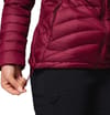 Columbia + Corelite Down Hooded Jacket Rich Wine - 4