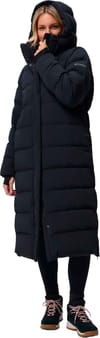 Columbia + Amaze Puff Long Hooded Jacket Black