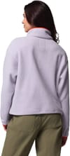 Columbia + Helvetia II Cropped Half Snap Fleece Lavender Pearl Shale Purple Zing