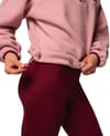 Columbia + Helvetia II Cropped Half Snap Fleece Eraser Pink Fig Rich Wine - 4