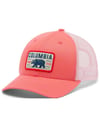 Columbia Youth Snap Back Hot Coral Satin Pink Bear + Columbia