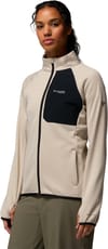 Columbia + Triple Canyon Grid Fleece FZ Dark Stone Black - 3