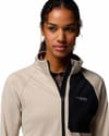 Columbia + Triple Canyon Grid Fleece FZ Dark Stone Black - 4