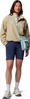 Columbia + Helvetia II Cropped Half Snap Fleece Ancient Fossil Dark Stone Chalk - 5