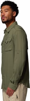 Columbia + Silver Ridge Utility II LS Shirt Stone Green - 3
