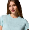 Columbia + Bluebird Canyon II SS Crew Marine Light Florage Jacquard - 3