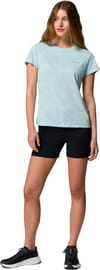 Columbia + Bluebird Canyon II SS Crew Marine Light Florage Jacquard - 4
