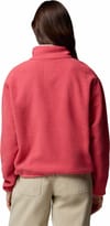 Columbia + Helvetia II Cropped Half Snap Fleece Washed Red Moonvista Dark Stone
