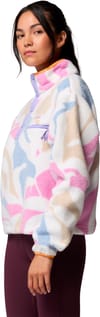 Columbia + Helvetia II Printed Cropped Half Snap White Floristic - 4
