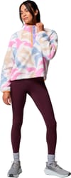Columbia + Helvetia II Printed Cropped Half Snap White Floristic - 5