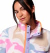 Columbia + Helvetia II Printed Cropped Half Snap White Floristic - 6