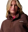 Columbia + Helvetia II Cropped Half Snap Fleece Tobacco - 4
