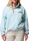 Helvetia II Cropped Half Snap Fleece Tea Light Dark Stone + Columbia