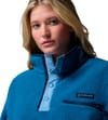 Columbia + Helvetia II Cropped Half Snap Fleece Phoenix Blue Rainy Day - 4