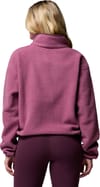 Columbia + Helvetia II Cropped Half Snap Fleece Antique Mauve Mineral Pink