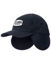 Landroamer Ear Flap Cap Black Working Badge + Columbia