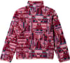 Columbia + Helvetia II Printed Half Snap Fleece Antique Mauve Geomix