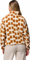 Columbia + Helvetia II Printed Cropped Half Snap Camel Brown Geostack
