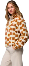 Columbia + Helvetia II Printed Cropped Half Snap Camel Brown Geostack - 3