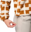 Columbia + Helvetia II Printed Cropped Half Snap Camel Brown Geostack - 5