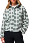 Helvetia II Printed Cropped Half Snap Sedona Sage Geostack + Columbia