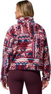 Columbia + Helvetia II Printed Cropped Half Snap Antique Mauve Geomix