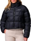 Puffect III Cropped Jacket Black + Columbia