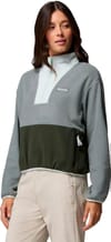 Columbia + Sequoia Grove II Half Zip Fleece Sedona Sage Greenscape Tea Light