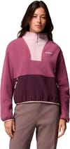 Columbia + Sequoia Grove II Half Zip Fleece Antique Mauve Moonvista Mineral Pink