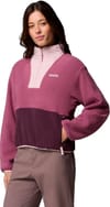 Columbia + Sequoia Grove II Half Zip Fleece Antique Mauve Moonvista Mineral Pink - 5