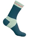 Compressport + Ultra Trail Socks V2.0 Stargazer/Aqua/Fluo Red - 3