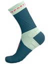 Compressport + Ultra Trail Socks V2.0 Stargazer/Aqua/Fluo Red - 5
