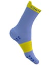 Compressport + Pro Racing Socks V4.0 Run High Jacaranda/Maize - 3