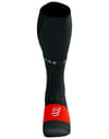 Compressport + Full Socks Winter Run Black/High Risk Red